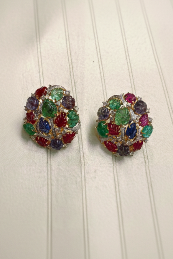 Polki Traditional Earrings